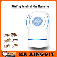 Mr Ringgit Shop Ring Ultrasonic Electronic Malaysia 3PinPlug Repellent Flea Mosquitoe Ant Bug Human Pet Safe Pest