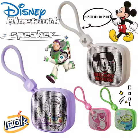 new Mickey Lotso cute sweet kawaii fashionable simple high-value peripherals small mini portable Blu
