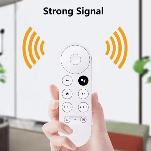 G9N9N Voice Remote Replacement for Google Chromecast 4K Media Streamer Built-in Mic YouTube Netflix 
