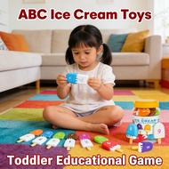 ABC ice cream toys abc toys alphabet toy mainan abc dan 123 kanak kanak mainan aiskrim toddler toys