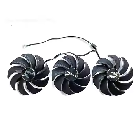 Original 105MM 4PIN GAH3B2H DC 12V 0.5A RTX4090 4080 GPU Fan for ZOTAC Gaming GeForce RTX 4070 Ti 40