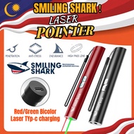 Smiling Shark LS313 Laser Pen Laser IndicatorPen Infrared long-range high-power Laser Pen Green 2in1