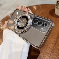 Wireless Charging Car Bracket Suitable Shockproof Case For Realme 14x 5G Realme14 Realme14x 14+ 14Pr