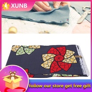 Xunb African Batik Fabric 6 Yards Polyester Traditional Print with Double Sided Vibrant Ankara Patte
