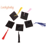[LuckybabyS] 1Pc Graduation Hat Mini Doctoral Cap Costume Graduation Cap with sels new