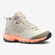QUECHUA 女款防水登山中筒鞋 MH500 - 米色