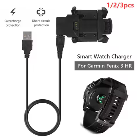 For Garmin Fenix Fenix 3/Fenix 3 HR/Fenix 3 Sapphire/Quatix 3/Tactix Bravo Sport Watch Charger USB D
