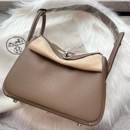 Hermes Lindy 26 Etoupe tc phw 大象灰銀扣