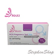 Maxi Early Result Pregnancy Test Strips *6 Days Soon 10miu/ml (10 counts) UK Exp. 10/2026