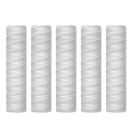 5 Micrometre 10 x 2.5 Inch String Wound Sediment Water Filter Cartridge Whole House Sediment Filtration, Universal Replacement for 10 Inch RO Housing