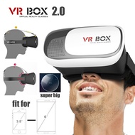 Paling Laku VR- BOX II Generation Virtual Reality 3D Glasses untuk Smartphone 3.5 - 6.0 inch - Putih