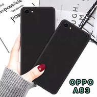 [ส่งจากไทย] Case OPPO A83 เคสโทรศัพท์ออฟโบ้ a83 เคสนิ่ม tpu เคสสีดําสีแดง เคสซิลิโคน สวยและบางมาก