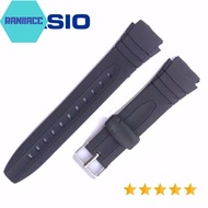 STRAP CASIO W800-H W-800H W800H W 800 H WATCHTALI Free Pen BLACK COLOR