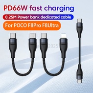 KY92 PD60W Type C to Type C Fast Charging Cable 0.25M Short Cable USB C Data Cord for Power Bank Pho