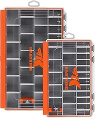 HyperSeal Waterproof Tackle Box, 3600 and 3700 Tackle Trays, Fishing Tackle Box Organizer with Remov