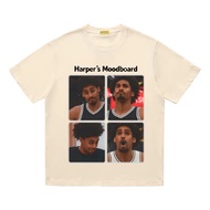 Dylan Harper Dylan Harper St. Antonio Spurs Pure Cotton T-shirt Washed Distressed Short-Sleeved T-sh