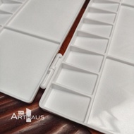 ✻۩✺White Plastic Folding Palette for Watercolor &amp; Gouache,