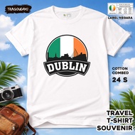 IRLANDIA 3-Piece SOUVENIR T-Shirt ASEAN COUNTRYTAG IRELAND COTTON 24S SOUVENIR PREMIUM GIFT