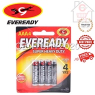 EVEREADY AAA Battery Super Heavy Duty R03 AAA Battery 1212 BP4 4pcs/pack