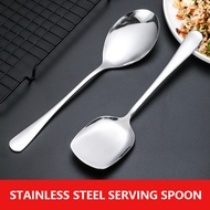 Stainless Steel Public Spoon Service Spoon Hotel Dedicated Large Dinner Spoon Self-service Spoon