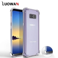 เคส LUOWAN Galaxy Note 8 [ใส] เคสกันกระแทกบางป้องกันการขีดข่วนเคส TPU อ่อนสำหรับ Samsung Galaxy Note 8 (ใส)