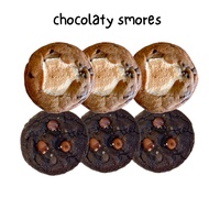 Chocolaty Smores | Classic Smores Chocolate Chip Cookie | Double Chocolate Cookie