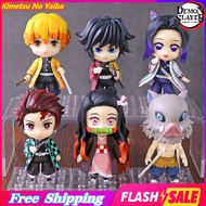 โมเดลดาบพิฆาต Demon Slayer Kimetsu NO Yaiba Tanjirou Nezuko Inosuke Zenitsu Giyuu Shinobu Action Figure พีวีซีแอ็คชั่นรุ่นQหุ่นของเล่น