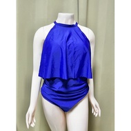 Plus Size One Piece Swimsuit Blue 0XL | 3XL