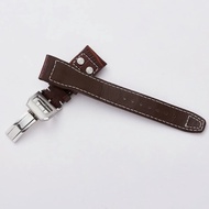 22mm IWC Mark 17 Leather Strap Tali Jam Tangan Kulit Asli IWC -