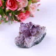 yaye Natural Tumbled Amethyst Quartz Stone Crystal Geode Druzy Cluster Display Specimen Reiki Healin