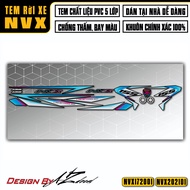 Tem Rời Dán Xe NVX 2017 - 2021  | NVX01 | Chất Liệu Chống Nước Bền Màu | Decal Chế Xe Máy NVX 125 15