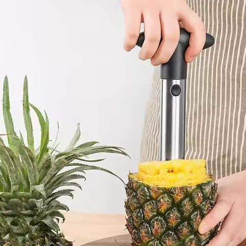 Spot Stainless Steel Pineapple Peeler Pineapple Corer Slicer Fruit Cutter Easy Slicer Peeler Kitchen