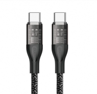 DUDAO - 120W USB/Type-C 轉 Type-C 閃充 透明外殼 1米快充線 雙核芯片防短路 (Type-C 轉 Type-C) L22系列