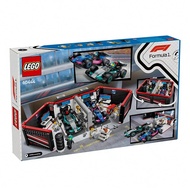 LEGO F1 Garage With Mercedes-AMG And Alpine 60444