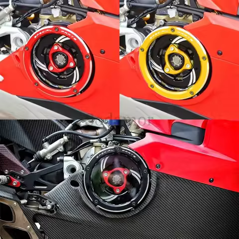 Motorcycle Accessories Engine Clear Clutch Cover Protector Guard Pressure Plate For DUCATI Multistra