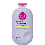 eos Shea Better Cashmere Body Wash, Vanilla Cashmere, Moisturizing, pH Balanced Body Wash, Creamy Ge