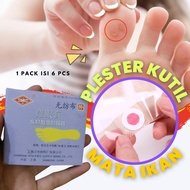 Plester Kutil Mata Ikan Kaki Kapalan Ji Yan Gao Obat Kutil Mata Ikan Kaki Kapalan [1 Box Isi 6Pcs] P