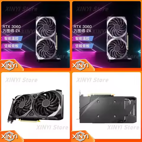 RTX3060 VENTUS 12G OC GDDR6 Graphics Card for Desktop PC Gaming GPU Video Card for Computer Building