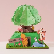 紙模型【迪士尼雷射材料包】小熊維尼樹屋 | 9027807 紙風景