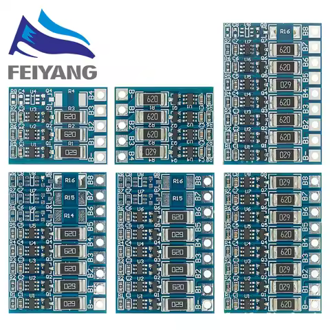 5S 21V 4.2V Balance Function Protection Board 68mA 5S Li-ion Lipo Battery Lithium 18650 Batteries Ba