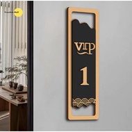 【JiuJiu】Acrylic VIP VIP Digital Retro Chess and Card Room Billiards KTV Hotel Tea House Elegant Room