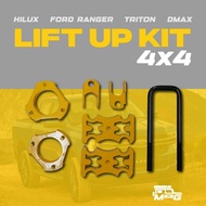 LIFT UP KIT HILUX/FORD RANGER/TRITON/DMAX 2INCH 4x4