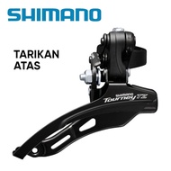 Front Derailleur FD Shiman0 Tourney 3 Speed TZ510 Sepeda Lipat MTB Federal Roadbike Tarikan Atas Ata