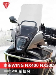 Suitable for Honda NX400 Front Windshield NX500 Dedicated Modified Water Bird Front Windshield Chest