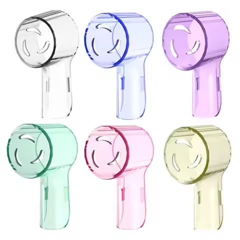 6 Pack Toothbrush Heads Dustproof Cover Compatible for Oral B, Fits for Oral-B IO Series, Convenient