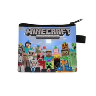 ใหม่ล่าสุด Minecraft Steve Creeper เด็ก My World กระเป๋าสตางค์กระเป๋าซิปกระเป๋าการ์ตูน Key Ring กระเป๋าจี้นักเรียนกระเป๋าเหรียญเก็บสำหรับเด็กผู้ใหญ่