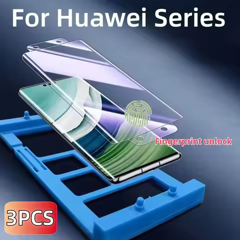 3Pcs For HUAWEI Mate 70 60 50 40 P70 Pura70 P60 P50 P40 P30 Pro Plus Rs Screen Protector Protective 
