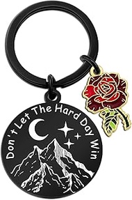 A Court Of Thorns and Roses Merchandise Acotar Merch Keychain Dont Let The Hard Days Win Acotar Merc