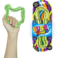 Tangle Furry Fidgets Toy Leopard Print, Soft Plush Sensory Fidget for Stress Relief, Colorful Tangle