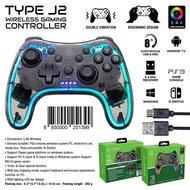 จอย EGA Type J1 (มีสาย) , Type J2 Wireless 2.4G (ไร้สาย) จอยเกมส์ Joystick For PC , TV-Box , PS3 ประกันศูนย์ 1 ปี